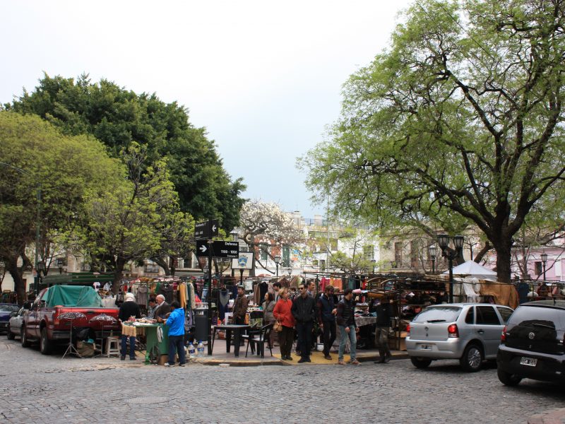 Plaza Dorrego Buenos Aires